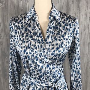 Ann Taylor 4 wrap blouse